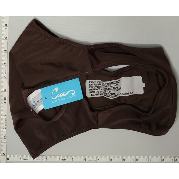 NWT California Waves Brown bikini bottom - Picture 6 of 6